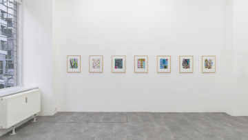 Bertold Mathes: Installation view Galerie1214